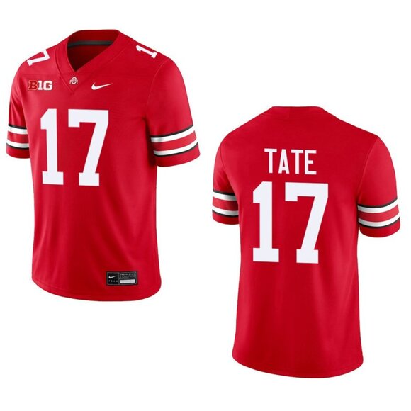 Carnell Tate Red Stitched Jersey Vapor Can Choose Mens Youths